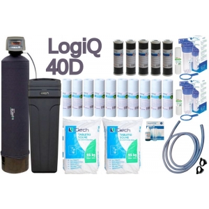 Supreme Industrial  LOGIQ 40D - profesjonalny dwuelementowy system zmiękczający wodę + pakiet