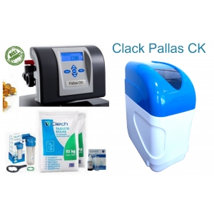Kompaktowy zmiękczacz wody  Clack CK Pallas 10 Lewatit S mixing + by-pass + pakiet